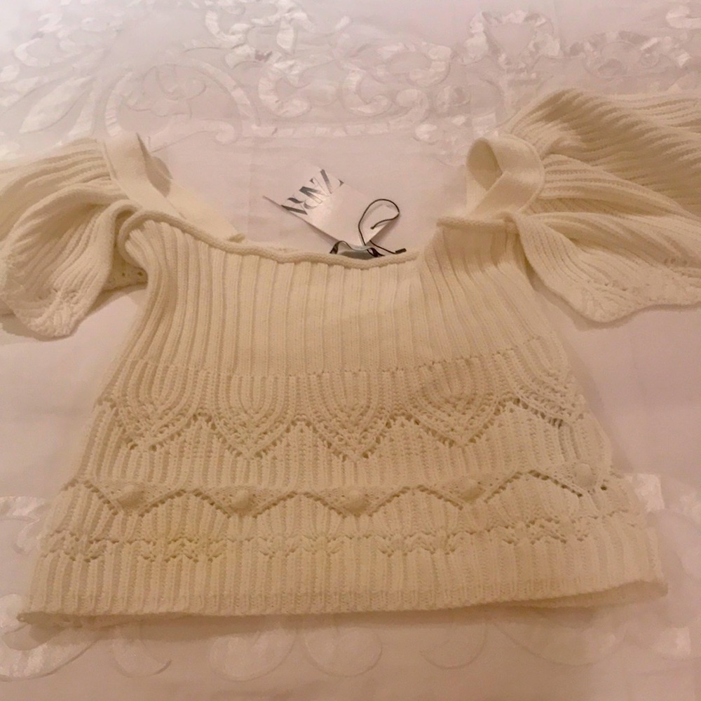 Zara knit sweater summer